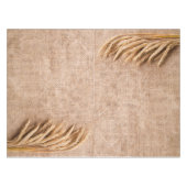 Blé de nappe sur Burlap Pays de sac Rustique Far (Devant (Horizontal))