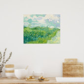 Blé Fields - Vincent van Gogh Poster d'art (Cuisine)