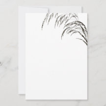 Blé noir et blanc Faire-part de mariage