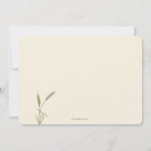 Blé Religieux Une Photo Invitation (Dos)