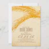 Blé Rustique BRIDAL DOUCHE Invitations (Devant)
