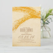 Blé Rustique BRIDAL DOUCHE Invitations (Debout devant)