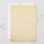 Blé Rustique BRIDAL DOUCHE Invitations (Dos)