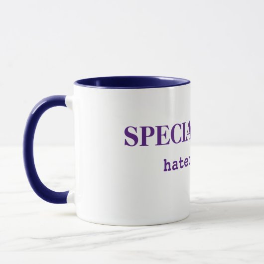 Blé spécial Hater Tears Drôle café Mug (Gauche)