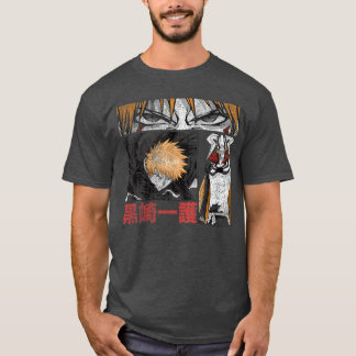 Bleach Graphic Ichigo Comic Book Style Anime T-shirt