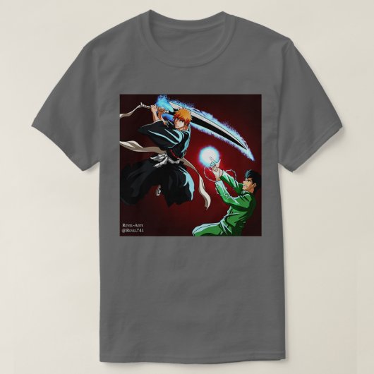 Bleach x Yu Yu Hakasho T-shirt (Design voorkant)