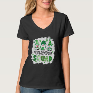 Bleached Nephrology Squad Gnomies St Patrick Day T-shirt