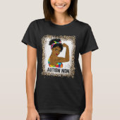 Bleaching Autism Awareness Sterke mam Afro Moeder T-shirt (Voorkant)