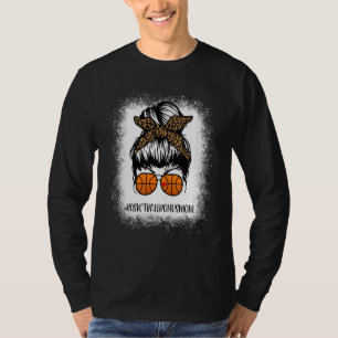 Bleaching Basketball Bonus Ma Life Leopard Messing T-shirt