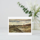Bleaching Ground, Vincent van Gogh Briefkaart (Staand voorkant)
