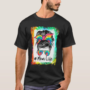 Bleaching Ma Life Messy Bun Hair Sunbril Stropdas- T-shirt