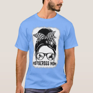Bleaching Motocross mam Life Dirt Bike Moederdag T-shirt