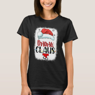 Bleaching Santa Mamaw Claus Kerstmis Matching Fami T-shirt