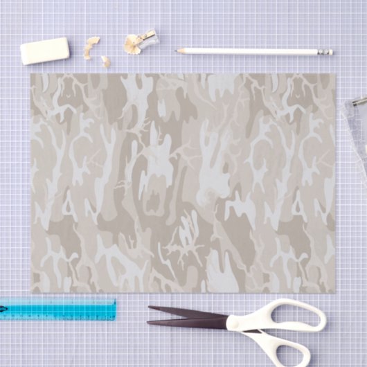 Bleaching Wasteland Camo Tissuepapier (Craft)