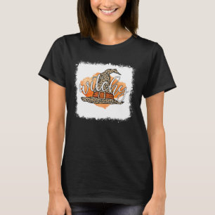 Bleaching Witchy Leopard Witch Pet Basic Witch T-shirt