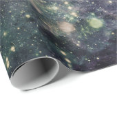 Bleak Galaxy Space Rock Birthday Party Cadeaupapier (Rol Hoek)