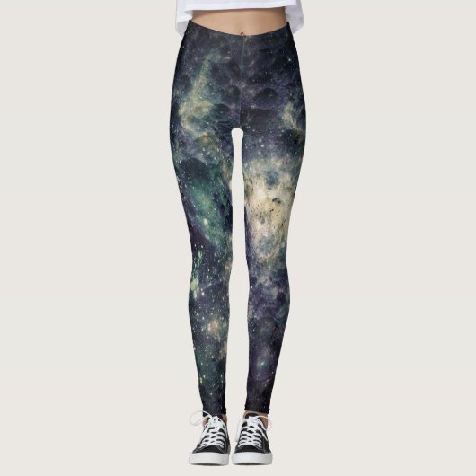 Bleak Galaxy Space Rock Cool Mode Leggings (Voorkant)