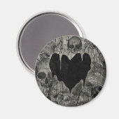Bleak Heart Gothic Valentijn Magneet (Voorkant / Achterkant)