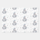 Bleak Mid Winter Beer Snow Princess Pattern Wrappi Inpakpapier Vel (Voorkant)