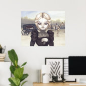 Bleak Mourning Art Afdrukken Victoriaans gothisch Poster (Thuiskantoor)