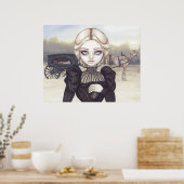 Bleak Mourning Art Afdrukken Victoriaans gothisch Poster (Keuken)