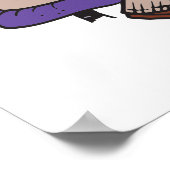 Bleary Eyed Man Poster (Hoek)