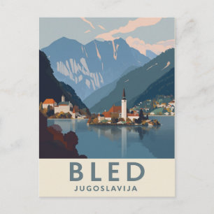  Bled Joegoslavië Reizen Briefkaart