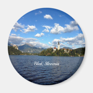 Bled, Sloveense landschapsfoto Magneet