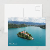 Bled Slovenia Feestdagenkaart (Voorkant / Achterkant)