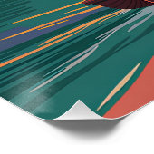 Bled Slovenia vintage Perfect Poster (Hoek)