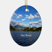 Bled, Slovenië—landschapsfoto Keramisch Ornament (Rechts)