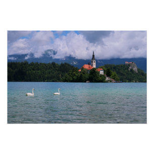 Bled Slovenië Perfect Poster