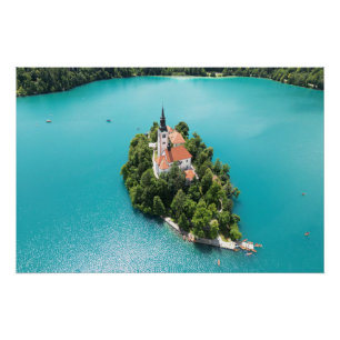 Bled Slovenië Perfect Poster