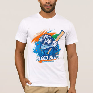 Bleed blue t shirt voor Heren