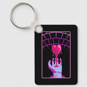 "Bleed For You" esthetische Pixel Art Sleutelhange Sleutelhanger