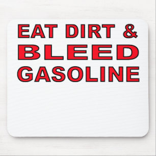 Bleed Gasoline - Dirt Bike Motocross Mousepad Muismat