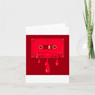 Bleeding Audio Cassette Kaart