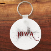 Bleeding Grunge Iowa Sleutelhanger (Voorkant)