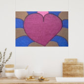 Bleeding Heart Art Poster (Keuken)