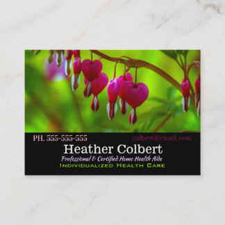 Bleeding Heart Honest Caregiver Professional  Visitekaartje