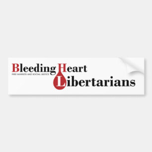Bleeding Heart Libertarians Bumpersticker