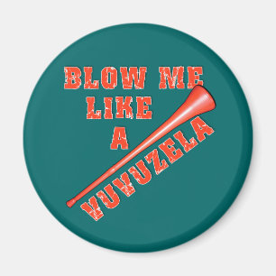 Bleef me als een vuzela Funny Tshirts Magneet
