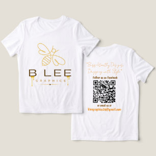 BLEEGRAPHICS Logo Vrouwen Tri-Blend Shirt