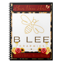 BLEEGRISTICS | Logo Spiraal Notitieboek