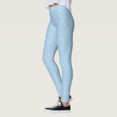 Bleek Baby Blue Faux Glitter Leggings (Links)