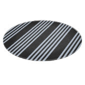 Bleek blauw en houtskool met vijf strepen snijplank (Hoek)