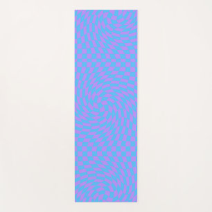 Bleek-blauw en lavender gevarieerd Yoga Mat