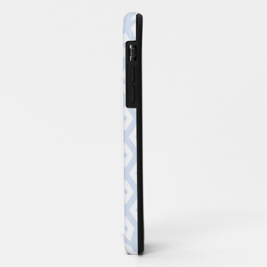 Bleek blauw en wit diamantpatroon Case-Mate iPhone case (Achterkant/links)