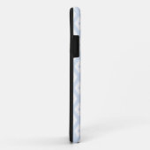 Bleek blauw en wit diamantpatroon Case-Mate iPhone case (Achterkant/rechts)