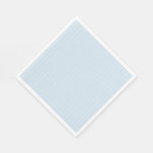 Bleek Blauw en Witte Modern Pin Stripe Servet (Hoek)